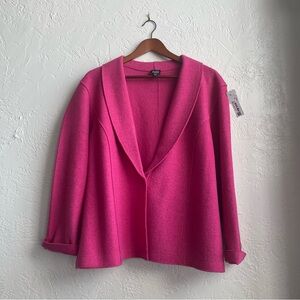 Ellen Fisher Pink Wool Jacket